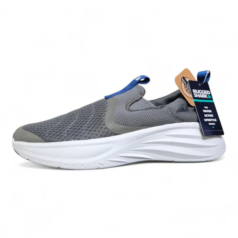 Rugged Shark Men’s Active Recovery Step In Shoe Sneakers Size 7, 9 Lightweight